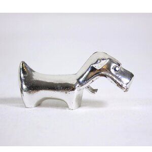 Vintage mcm Solid metal bulldog Bottle Opener, miniature shar-pei dog lover gift